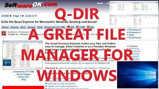 How To Use Q-Dir, A Free File Manager