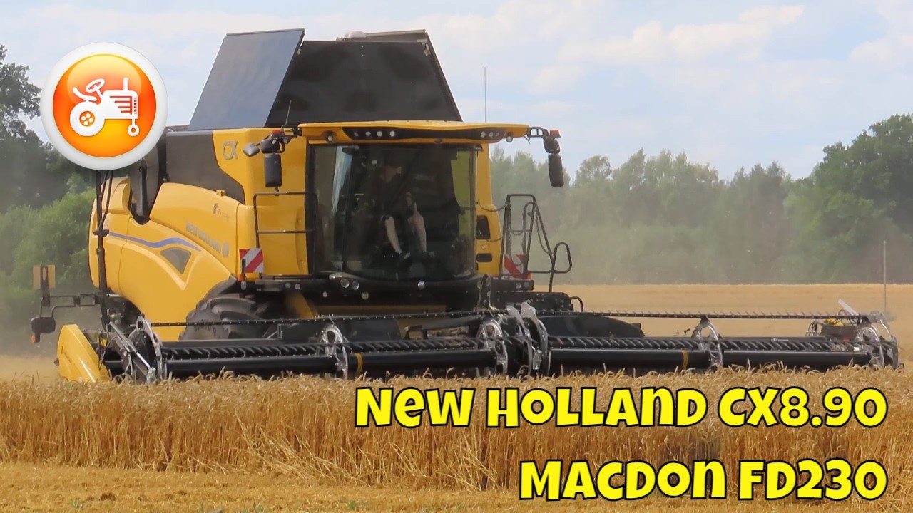 Harvest 2024 | New Holland CX8.90 combine & MacDon FD230 header