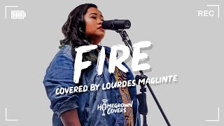 Video thumbnail of "Homegrown Covers: Fire - Lourdes Maglinte"