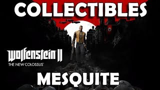 Wolfenstein 2 The New Colossus - Mesquite Collectible Locations (Gold, Art, Cards, Records, Toys)