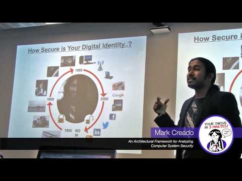 Three Minute Thesis - Mark Creado