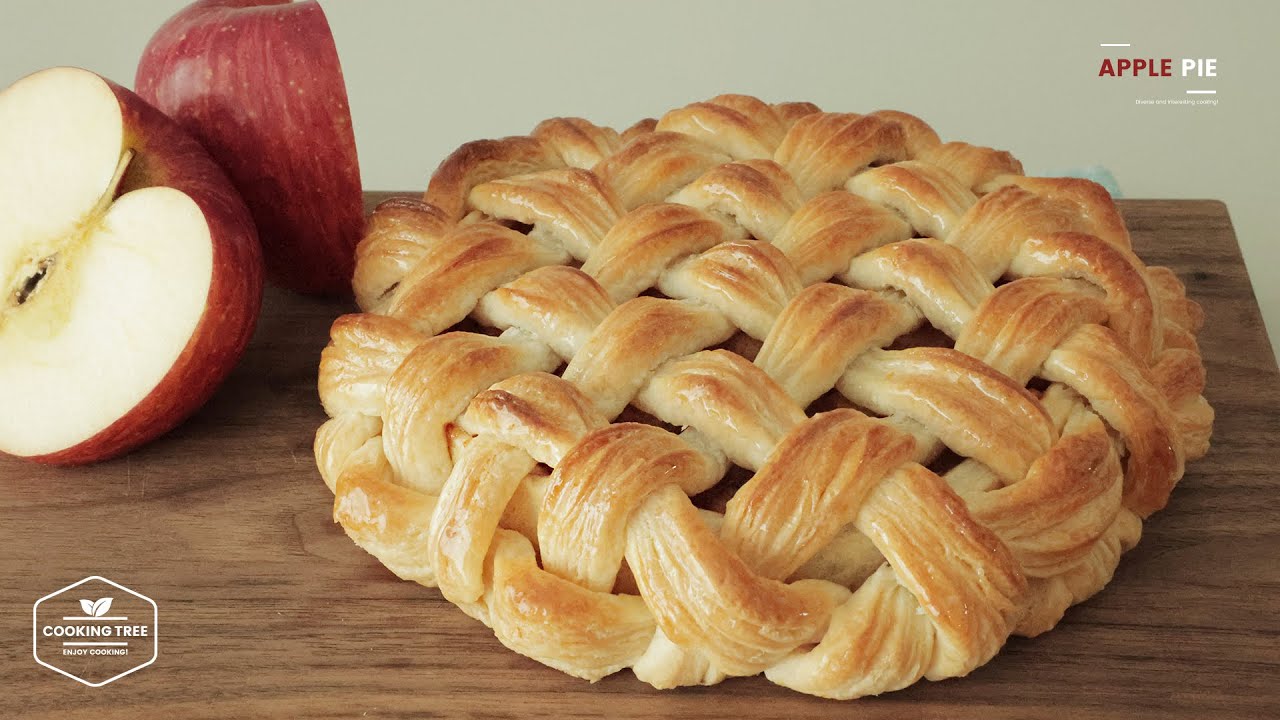 결이 살아 있는 사과파이!🍎 애플파이 만들기 : Apple Pie Recipe | Cooking tree