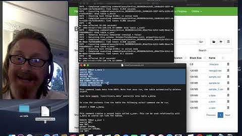 Apache Hive and HiveQL; table creation and data upload demonstration using command line interface