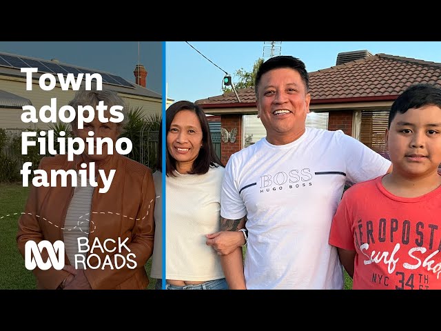 Town adopts Filipino family | Back Roads | ABC Australia class=
