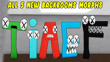 UPDATE - How To Find ALL 5 NEW BACKROOMS MORPHS in Find The Backrooms Morphs