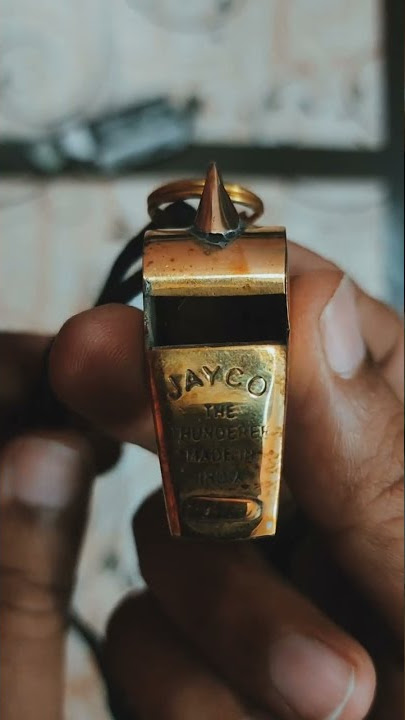 best whistle brass metal from Amazon #unboxing #shorts #unbox #whistle #sportswhistle #सीटी