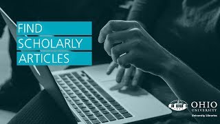 Find Scholarly Articles in ArticlesPlus