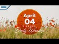 April 04 - 2 Songs - Daily Worship