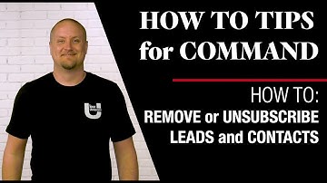 Remove or Unsubscribe Leads and Contacts from a Team SmartPlan