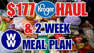 Kroger Grocery Haul October 2022🛒 \& WW (Weight Watchers)Meal Plan | 2 Weeks of WW Friendly Dinners!