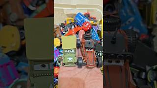 Sarge and Fren Sliding Cars Review | Pixar Cars#toys #hotwheels #diecastcars #disneycars #pixartoys