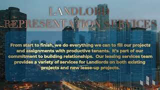S.E. Covington & Company - Introduction To Landlord Representation Scope of Services