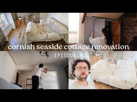 Seaside Cornish Cottage ep.8 LIVING ROOM TRANSFORMATION thumbnail