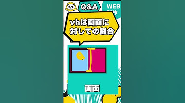 CSSの単位「vh」の使い道！いつ使う？どう使う？#shorts