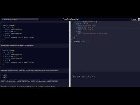 Logical Order in If Else Statements - Free Code Camp Help - Basic Javascript Algorithms & Data Struc