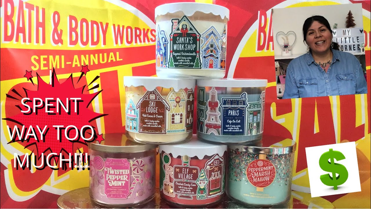 Bath and Body Works semiannual SALE! HAUL Candles!!! YouTube