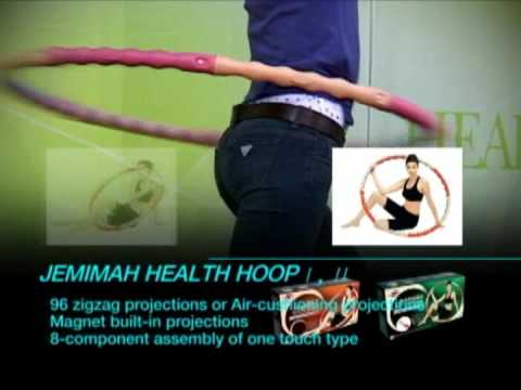 Health Hoop® 4.6lb Dynamic Weighted Health Magnetic Hula  Hoop for Workout 