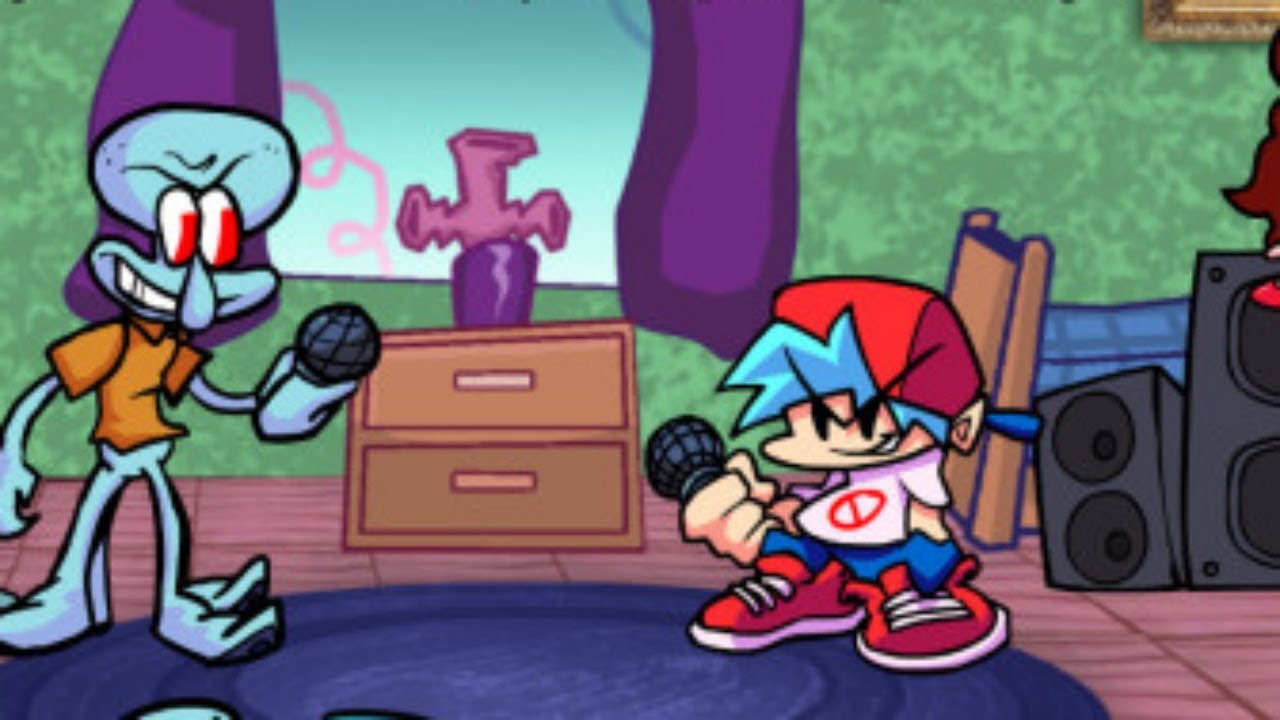 Friday Night Funkin' - Vs Quidward (FNF MODS) 