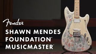 Shawn Mendes Foundation Musicmaster Artist Signature Series Fender