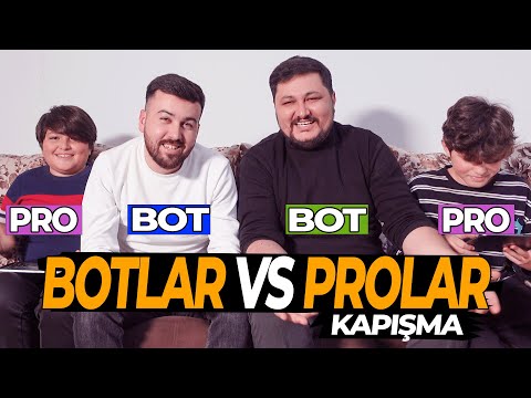 BOTLAR vs PROLAR KAPIŞMA - PUBG Mobile