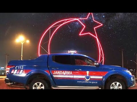 #Jandarma siren sesi (gece jandarma arabası görüntüsü)