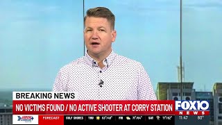 ESCO: No signs of victims or a shooter at Corry Station