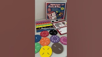 Magnetic Fractions Set #mathmatics #mathstricks #mathhacks #fractions #fractionstricks #homeschool