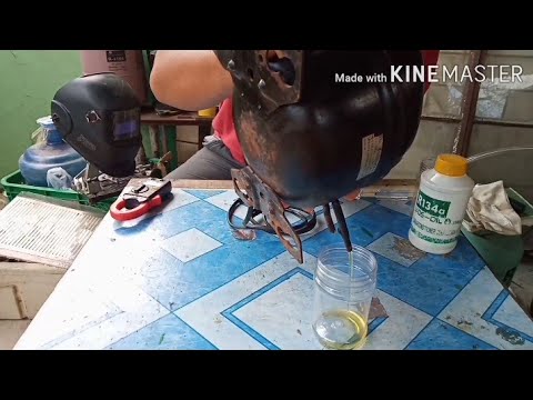 How to change oil Refrigerator compressor / Paano magpalit ng Langis ng Refrigerator compressor