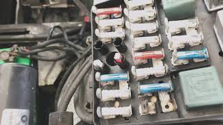 BMW E28: Fuse Re-Tensioning, Interior Temp Sensor, and Door Adjustment