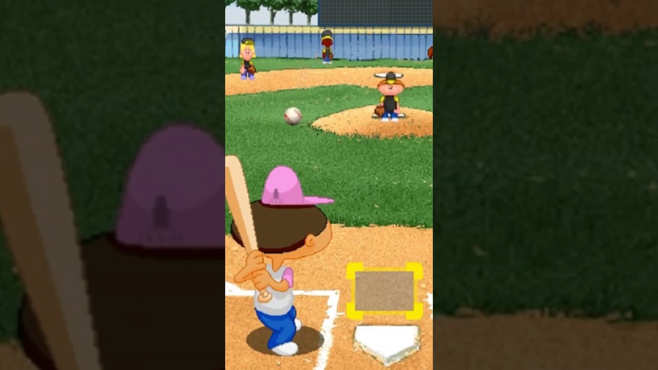 Rafael big hit. #backyardbaseball #backyardsports #baseball #gaming music by fuzzeke