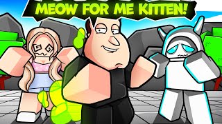 I Caught Him Protecting His Discord Kitten, So I Embarrassed Him.. (Strongest Battlegrounds)