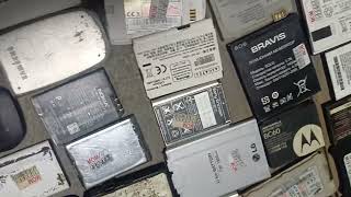 Old batteries from collectible phones! 15-20 years and older.
