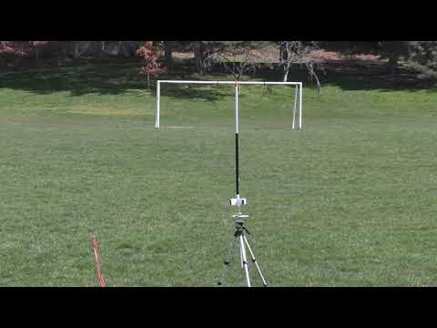 Experimental sideways recovery model rocket