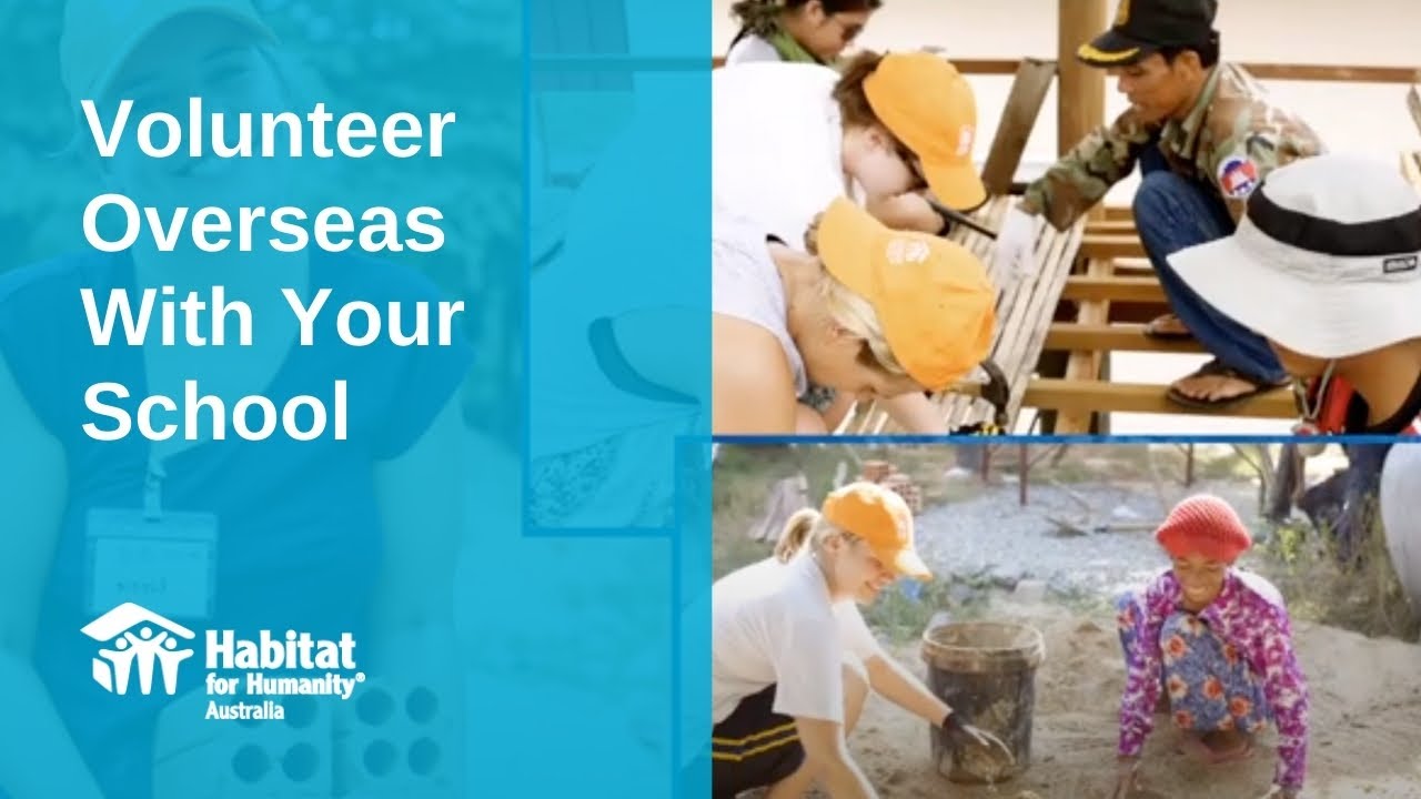 Volunteer overseas with your school