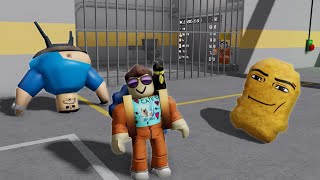 GLITCH in BARRY'S PRISON RUN and much more! Chicken Nugget Scary Obby #roblox