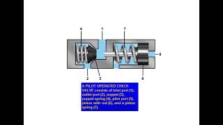 What is pilot controlled check valve