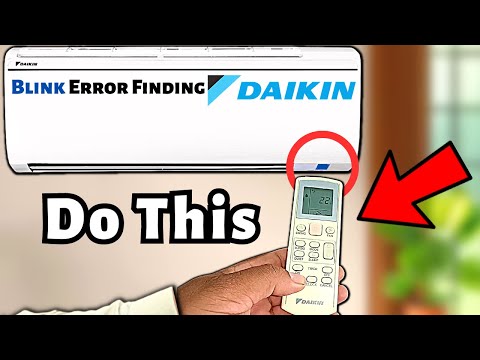 Daikin Klima Işığı Yanıp Sönme hatasını Kolay Adımlarla Belirleyin