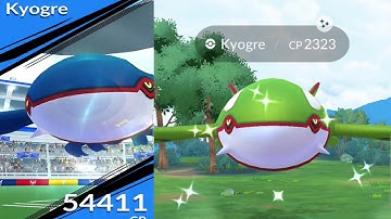Finally I Got✨Shiny Kyogre Raid in #pokemongo