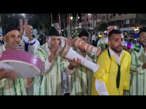 عيد العرش نايضة فرقة الهيت السليماني ت حيي الأجواء الاحتفالية سيدي سليمان عيد العرش 
