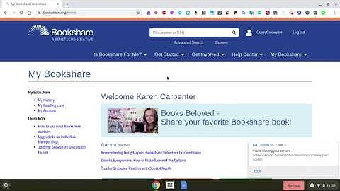 How to Use Bookshare