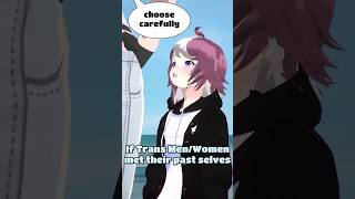 🏳️‍⚧️ TRANS WOMEN/MEN Talking to their past self #transwoman #transwomen #transman  #transfeminine