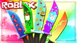 Roblox Adventures - Denis, Alex, Sub, Corl And Sketch Knives Murder Mystery 2