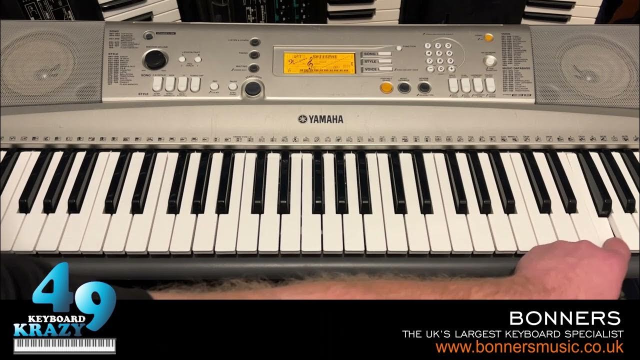 Yamaha PSRE313 Keyboard Tutorial YouTube
