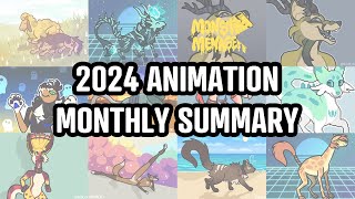 2024 Animations: Monthly Summary @YellowK9