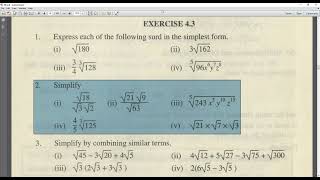 Mathematics 9th Class Chapter #4 Exercise no 4.3 Question 1, 2,3,4