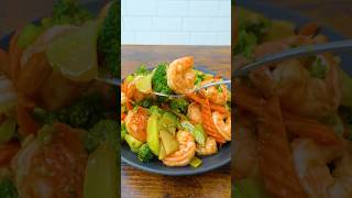 Shrimp and Broccoli Stir Fry  #food #cooking #fyp