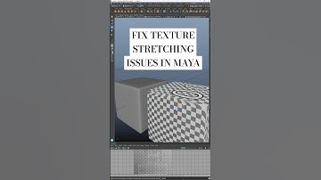 Fix Texture Stretching Issues in Maya | Quick UV Mapping Tip