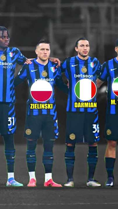 Skuad Inter Milan UCL 2024 | Pemain Nation #bintangbola