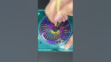 If You Could Pick Any Color for the Next Spirograph, What Would It Be? #asmr #art #shorts #usa #2024