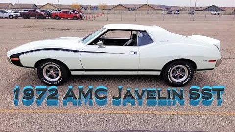 1972 AMC Javelin SST. 304 V-8. Column shift automatic.
